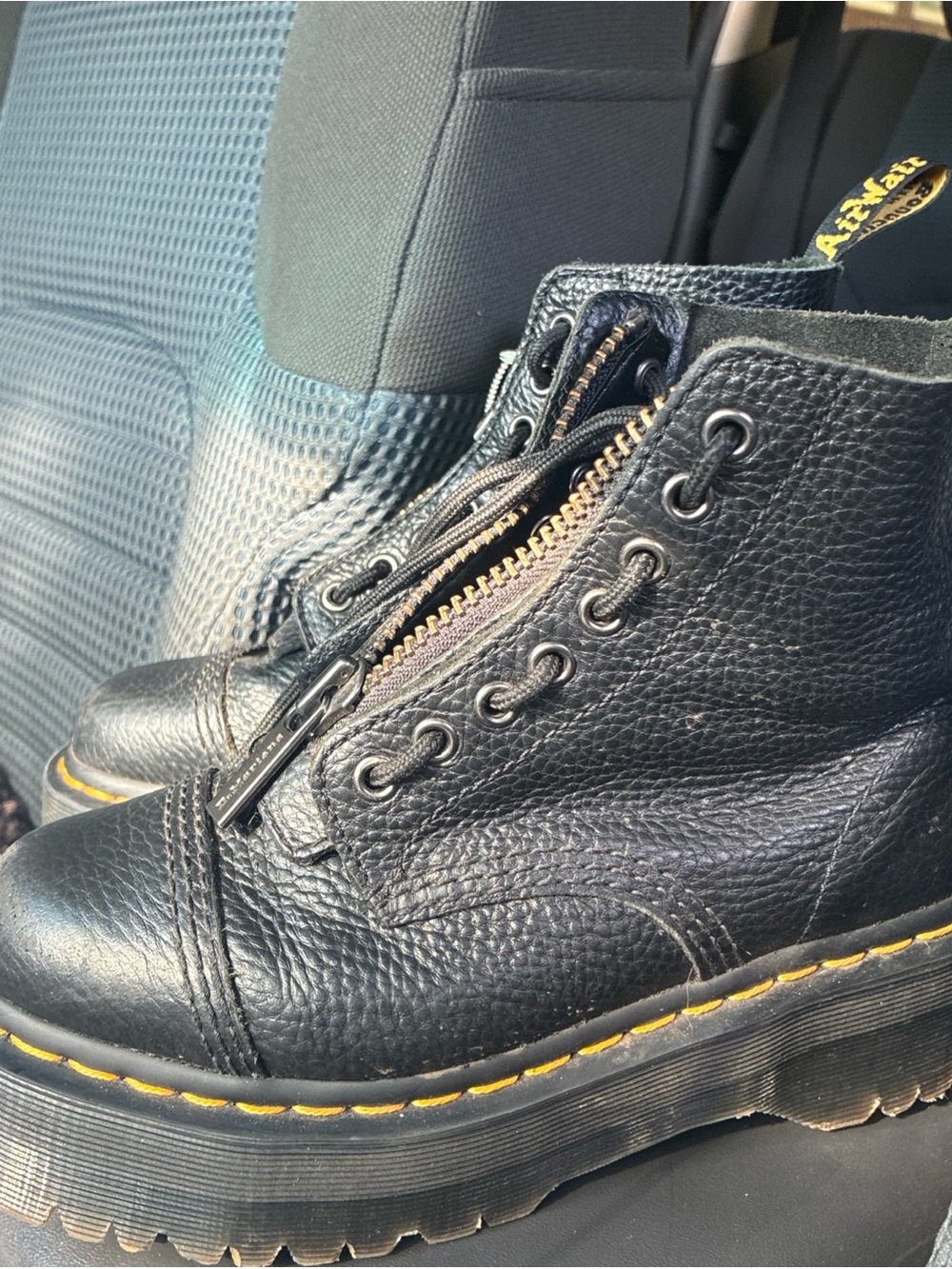 Dr. Martens Sinclair Women's Milled Nappa Leather Boots - Black , Size 6